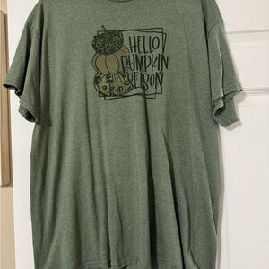 Gildan Olive Graphic Men's Tee